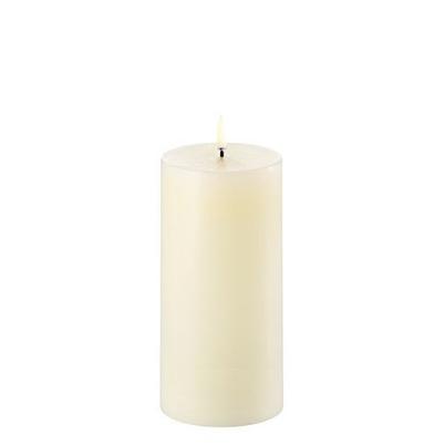 Uyuni Lighting Led Pillar Candle Ivory Smooth 7.8x15cm