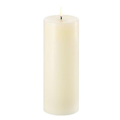 Uyuni Lighting Led Pillar Candle Ivory Smooth 7.8x20cm