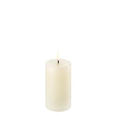 Uyuni Lighting Led Pillar Candle Ivory Smooth 5.8x10.1cm