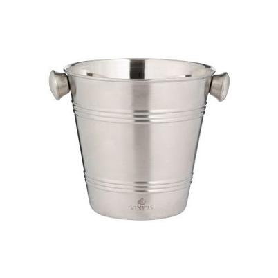 Viners Barware 1L Silver Single Walled Ice Bucket