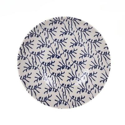 Virso Brillo Blue Flora Soup Plate 21cm