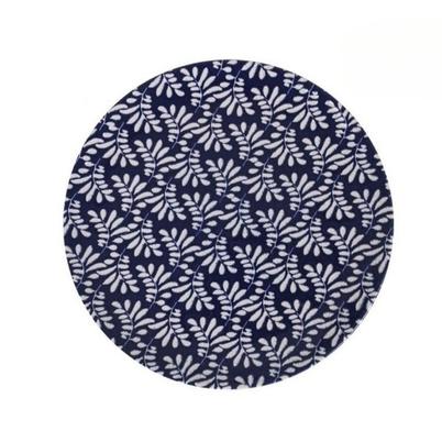 Virso Brillo White & Blue Flora Dinner Plate 26cm