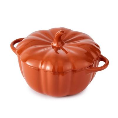 Wade Pottery Orange Pumpkin Casserole Dish