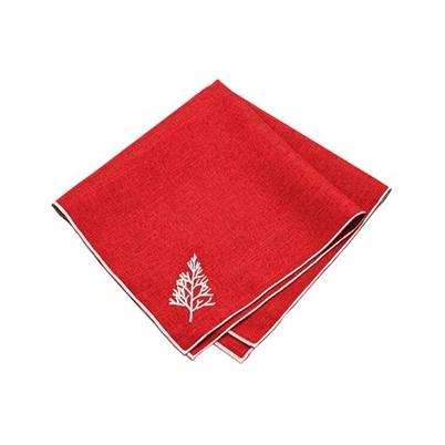 Walton & Co Embroidered Tree Napkin Set of 2