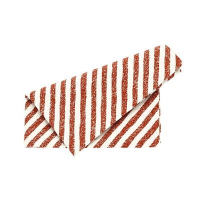 Walton & Co Candy Cane Stripe Red Napkin Set of 4