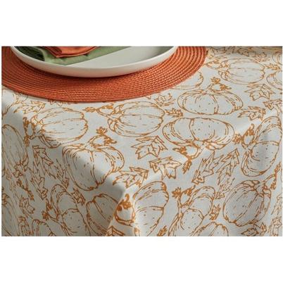 Walton & Co Pumpkin Tablecloth 130x180cm 