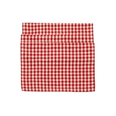 Walton & Co Red Gingham Runner 40x180cm