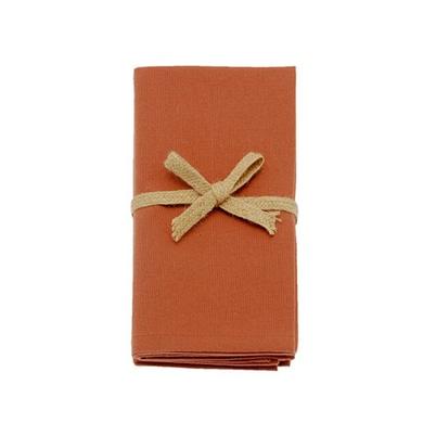 Walton & Co Burnt Orange Napkin Set of 4 