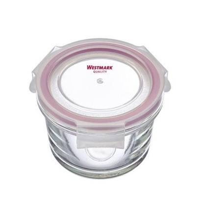 Westmark Round Glass Food Storage Box