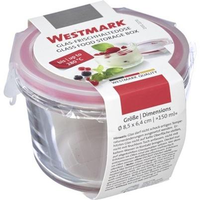 Westmark Round Glass Food Storage Box