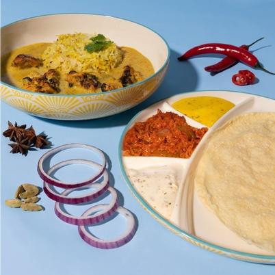 World Foods Multi-Cuisine Bowl & Divider Plate