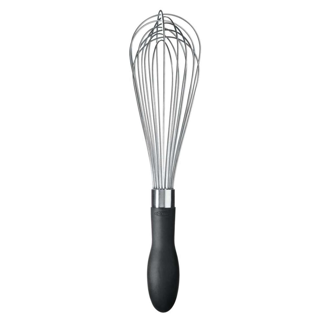 CUISIPRO SPIRAL WHISK WHIP, STAINLESS STEEL, SILICONE, 11 1/2