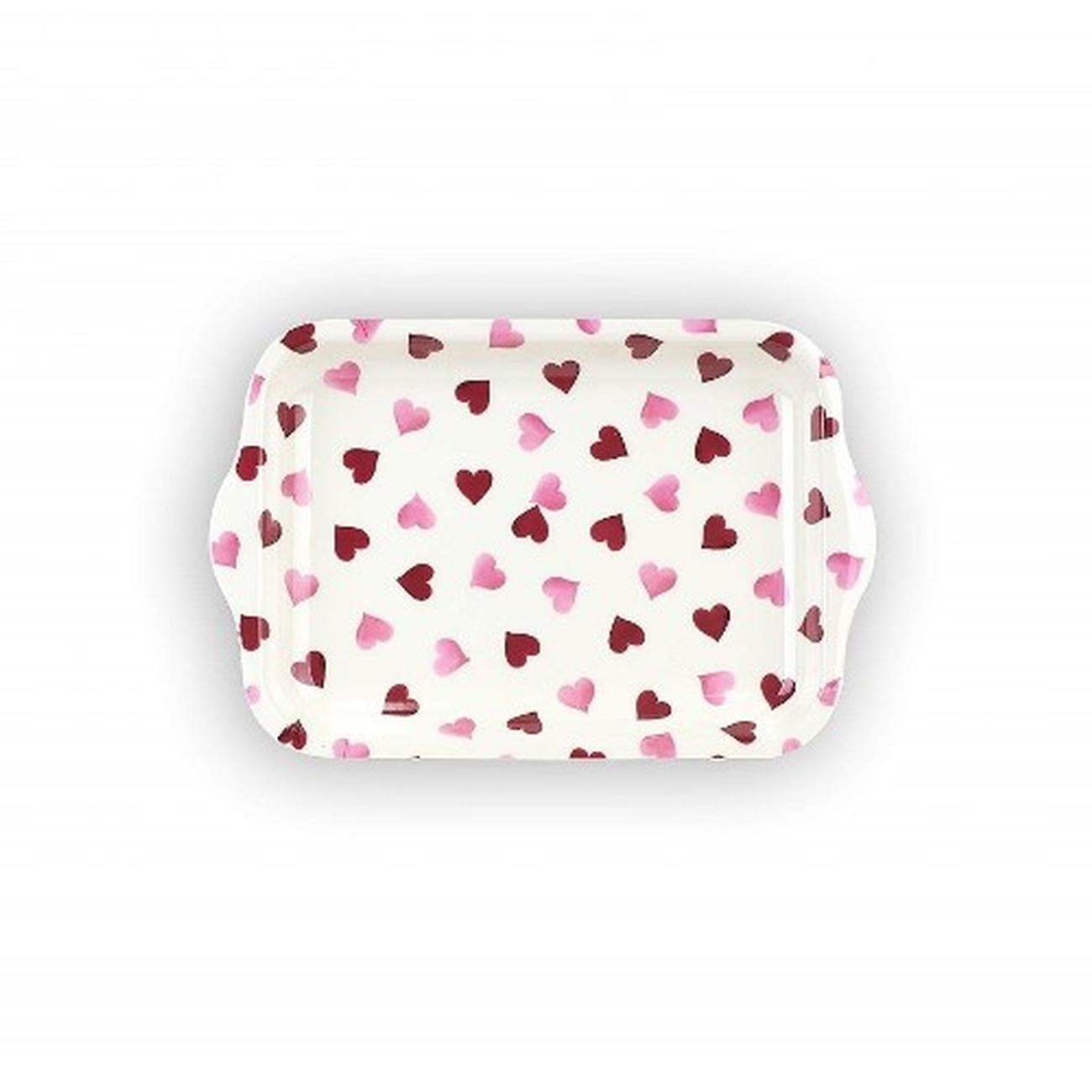 Emma Bridgewater Pink Hearts Small Melamine Tray