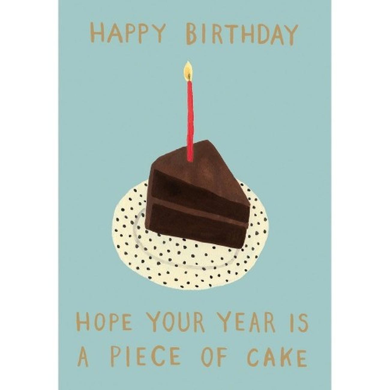 birthday-card-a-piece-of-cake-roger-la-borde - Birthday Card - A Piece Of Cake