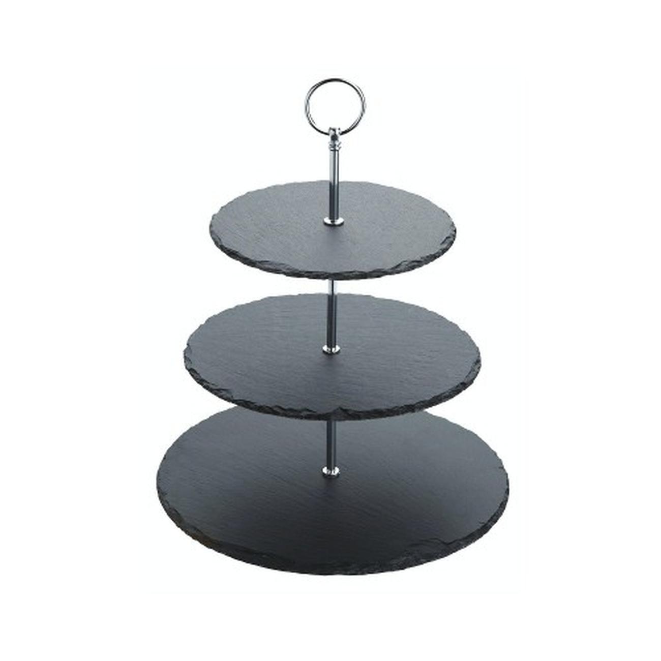 Metal tiered hotsell cake stand