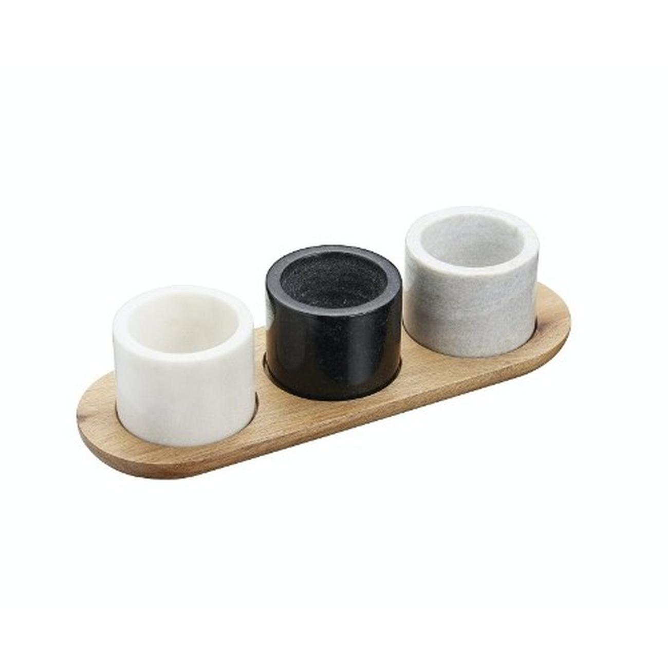 artesa-marble-3-piece-serving-set - Artesa Marble Serving Bowls Set 3pc