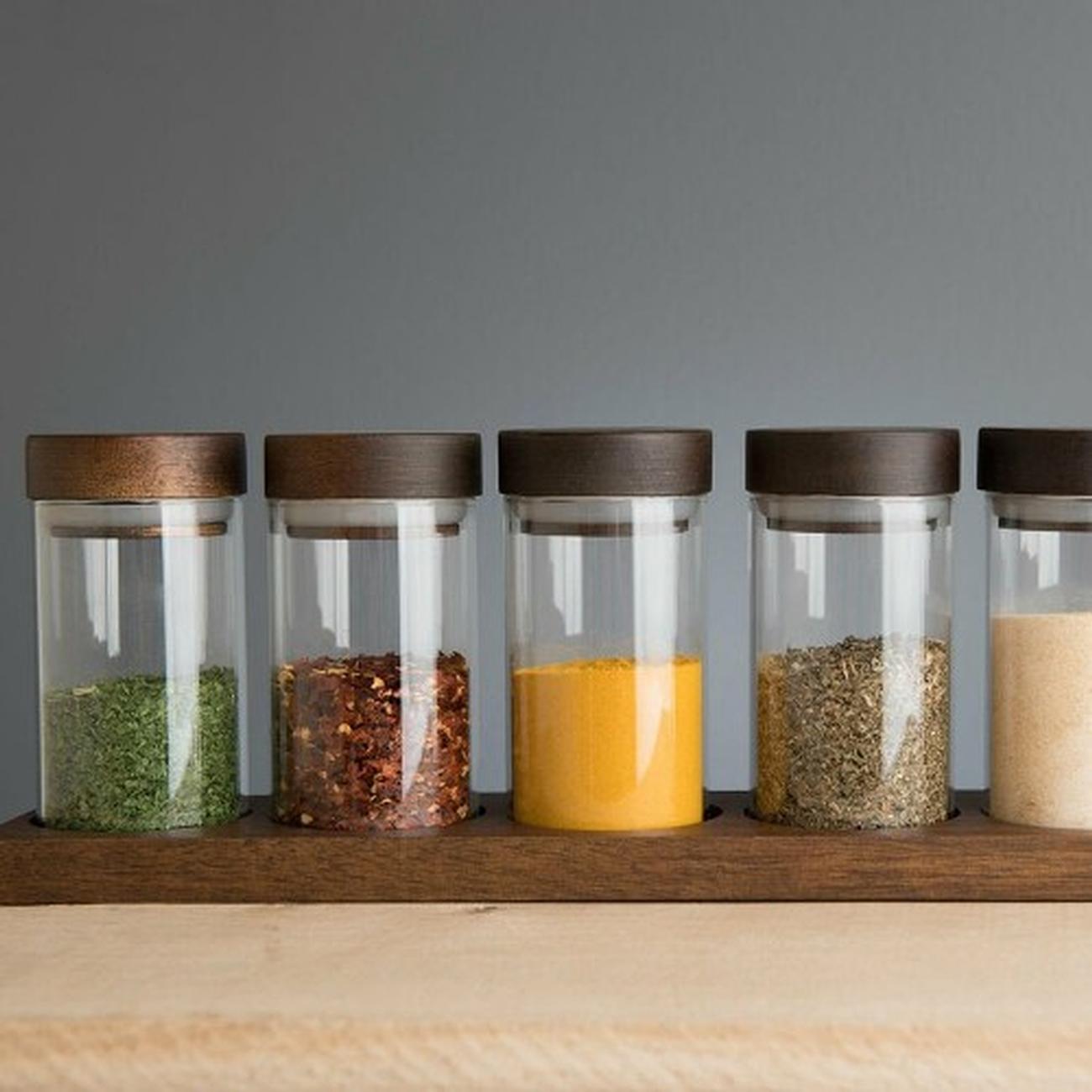 in Stock Glass Spice Jar 120ml Kitchen Household Storage Jar with