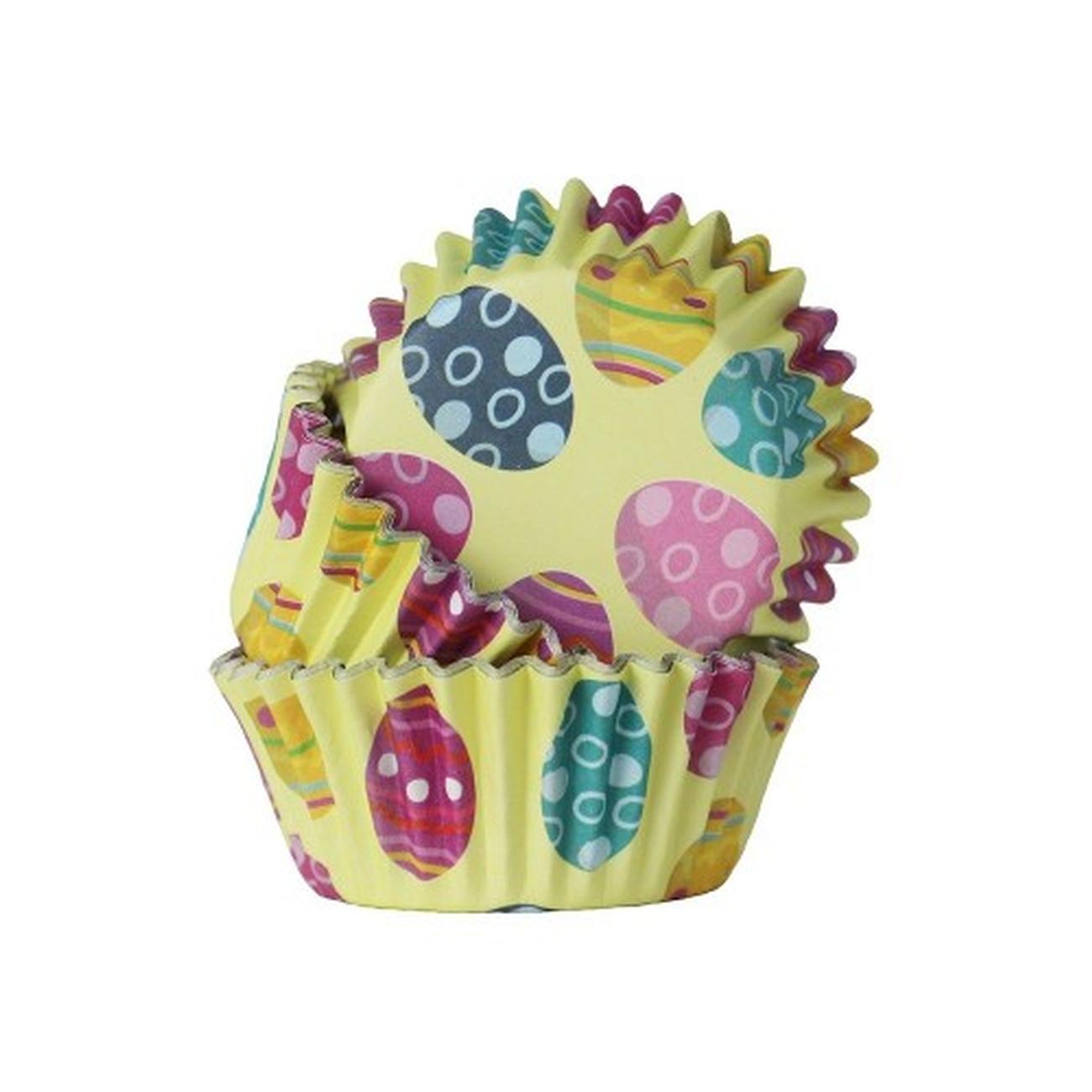 pme-30-foil-baking-cases-Easter-eggs - PME 30 Easter Eggs Foil Cupcake Cases