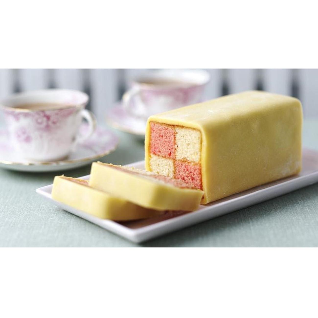 Lotus Biscoff Battenberg Cake – Tala Cooking