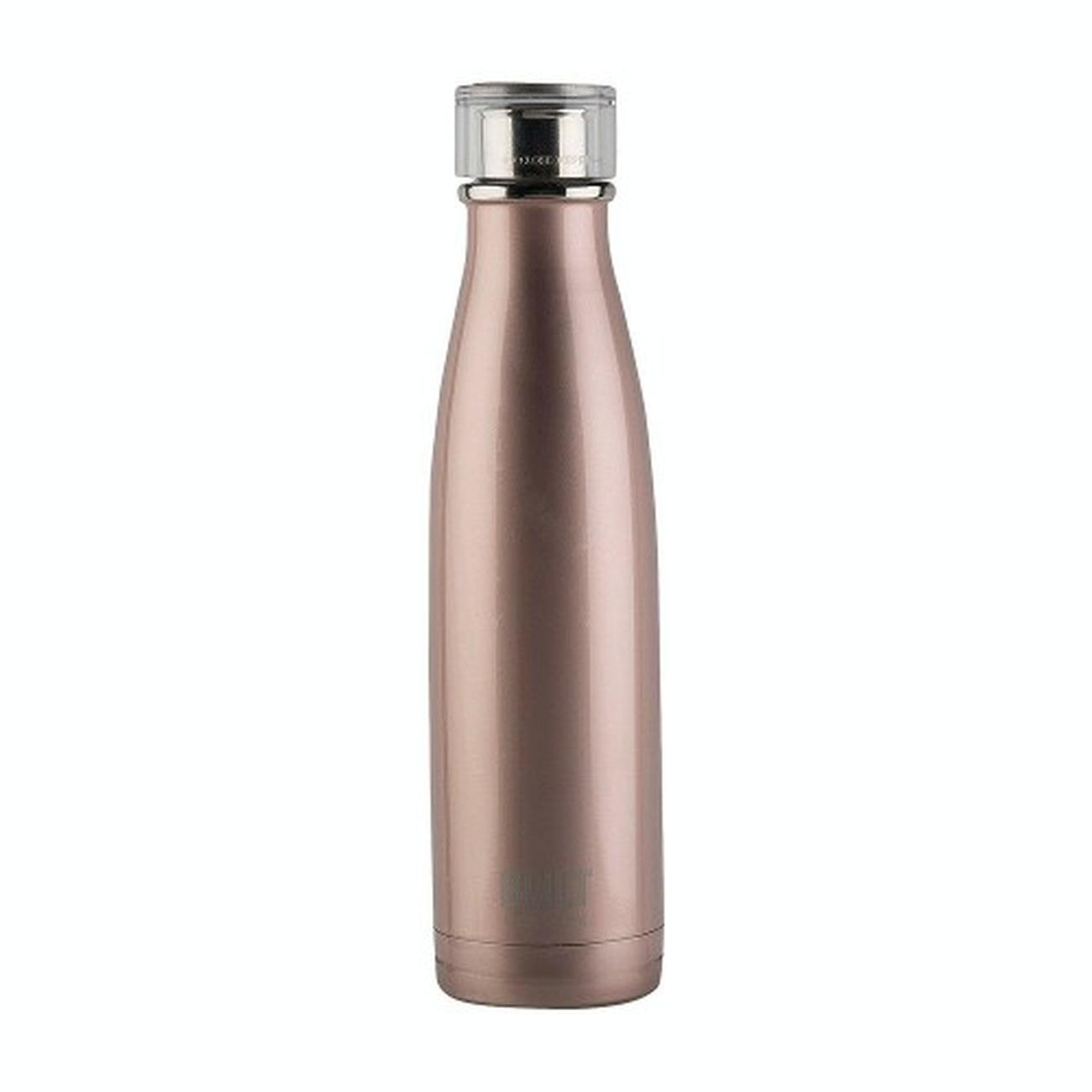 Built 17oz Double Walled Stainless Steel Water Bottle Rose Gold