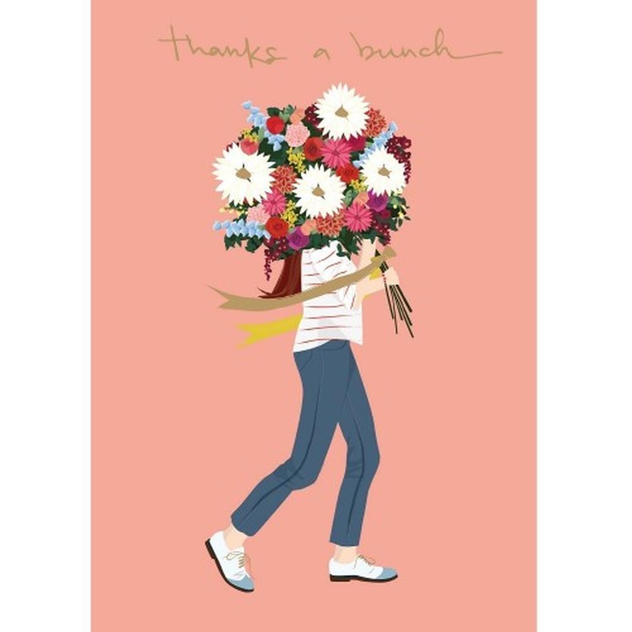 thank-you-card-thanks-a-bunch - Greeting Card - 'Thanks A Bunch'