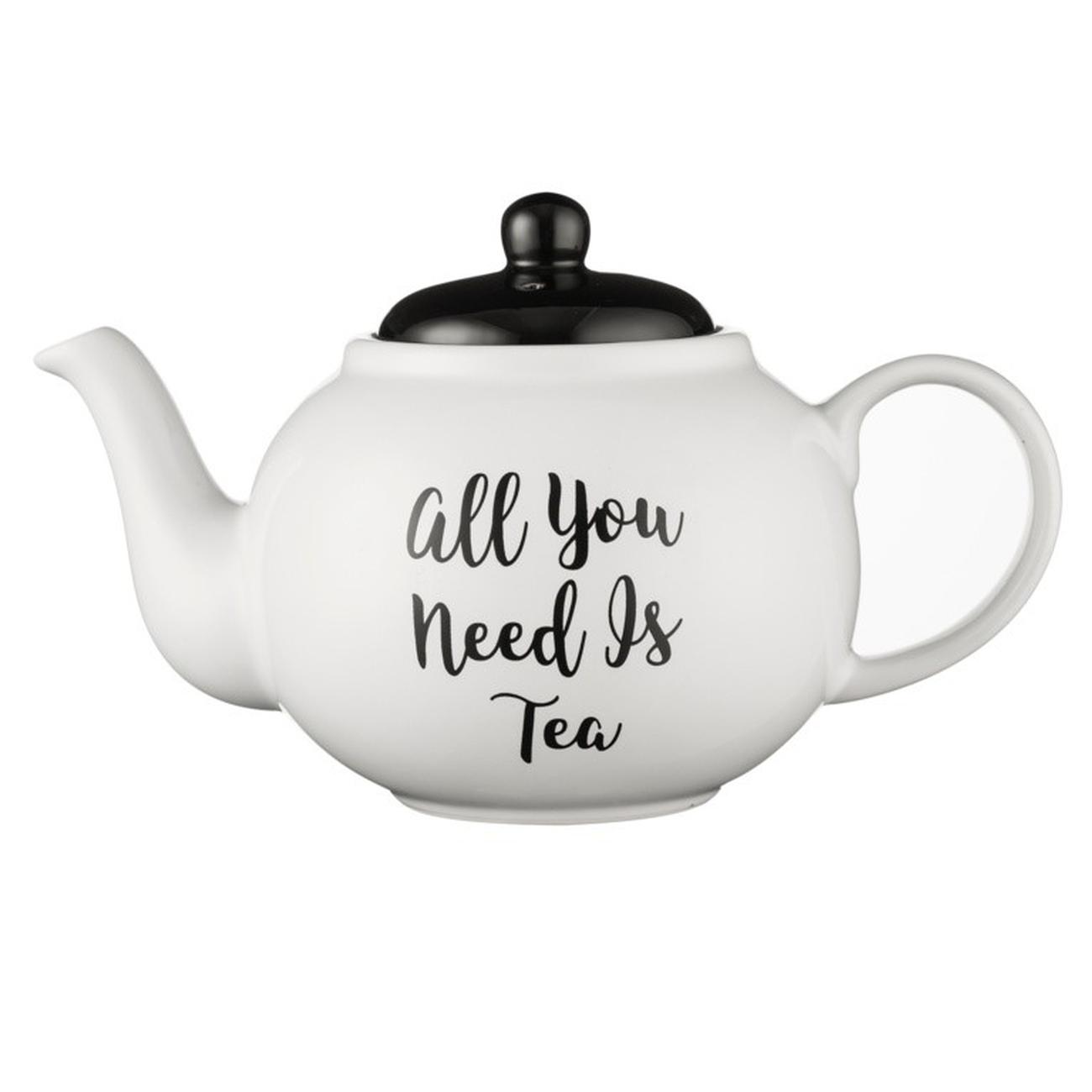 Price & Kensington Carnaby Script 6 Cup Teapot