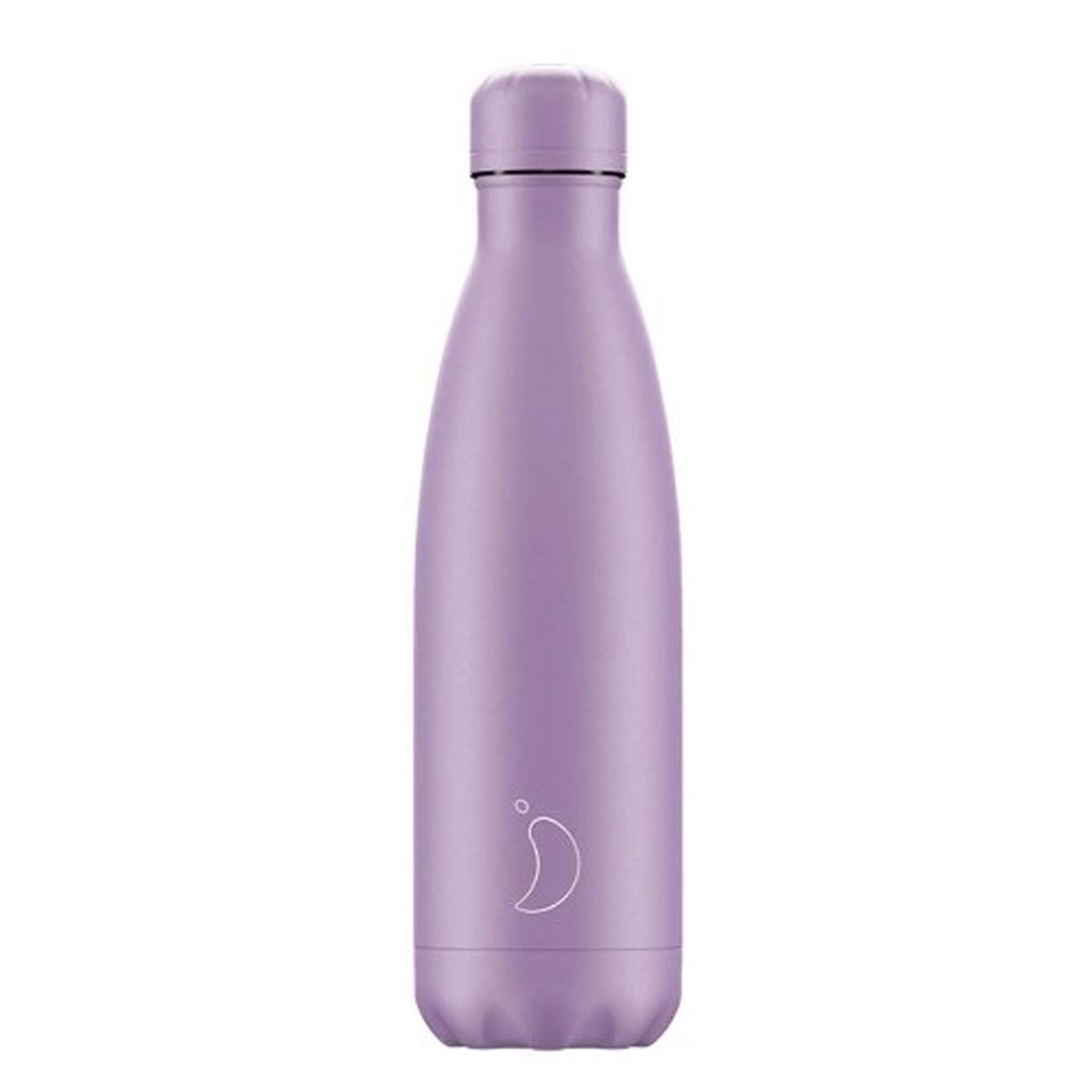 chillys-bottle-pastel-all-purple-500ml - Chilly's 500ml Water Bottle Pastel All Purple