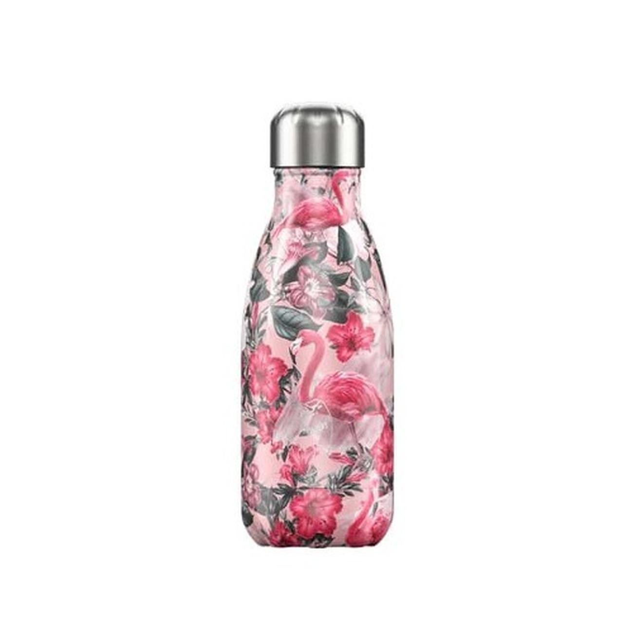 Chilly's 260ml Water Bottle Tropical Flamingo