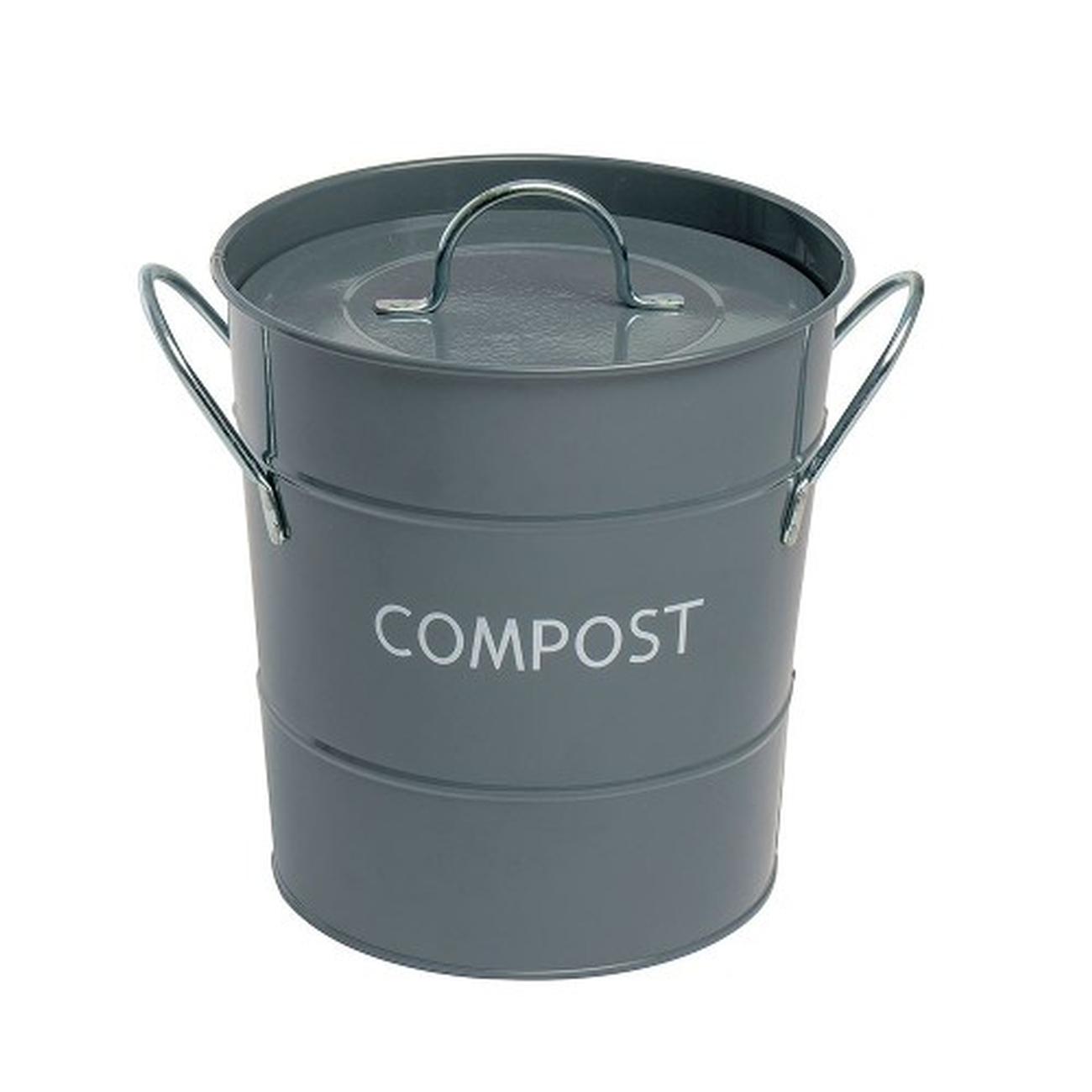 eddingtons-compost-bin-grey - Eddingtons Compost Pail Grey