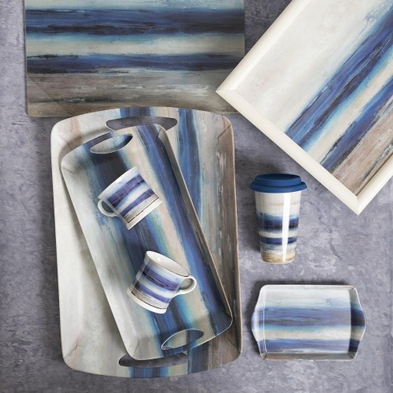 creative-tops-blue-abstract-lap-tray - Creative Tops Blue Abstract Lap Tray
