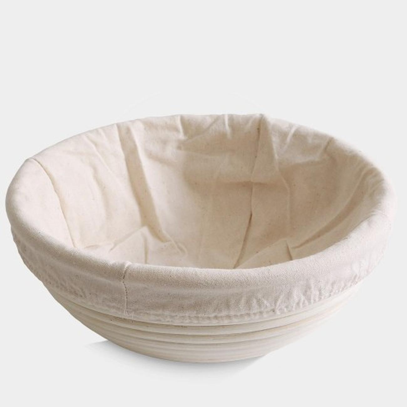 eddingtons-round-proofing-basket-linen-liners-2pc - Benneton Linen Liners Small Round Set of 2
