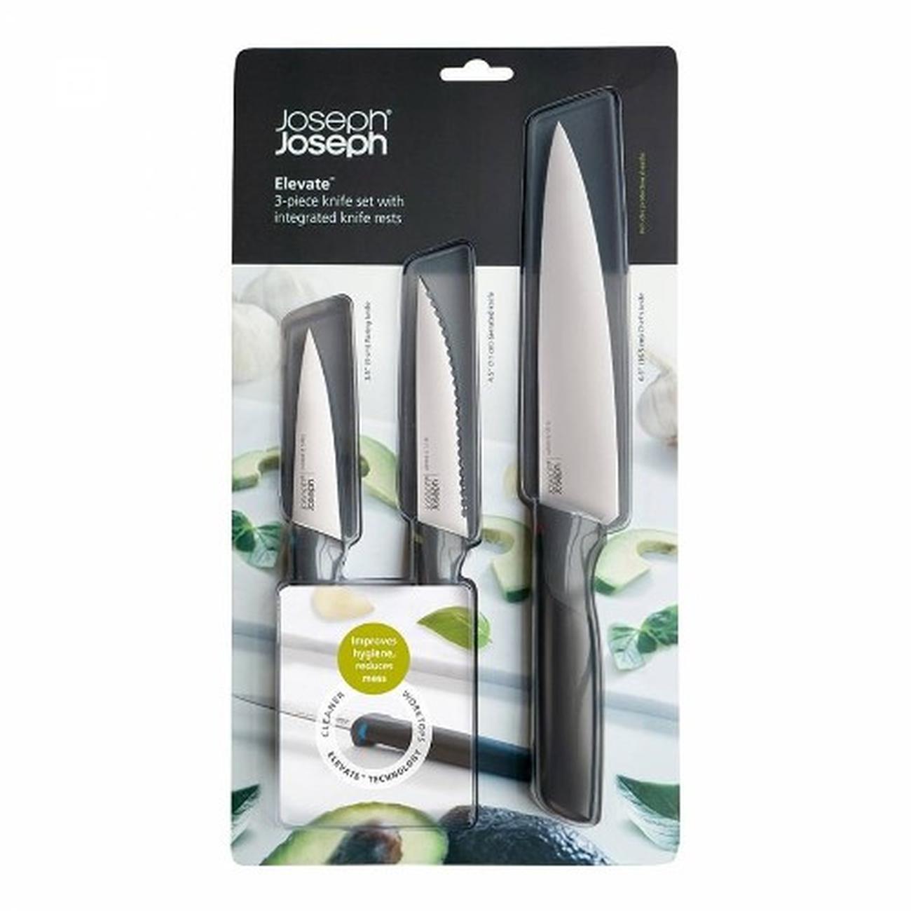 joseph-joseph-elevate-3pc-knife-set - Joseph Joseph Elevate 3pc Knife Set