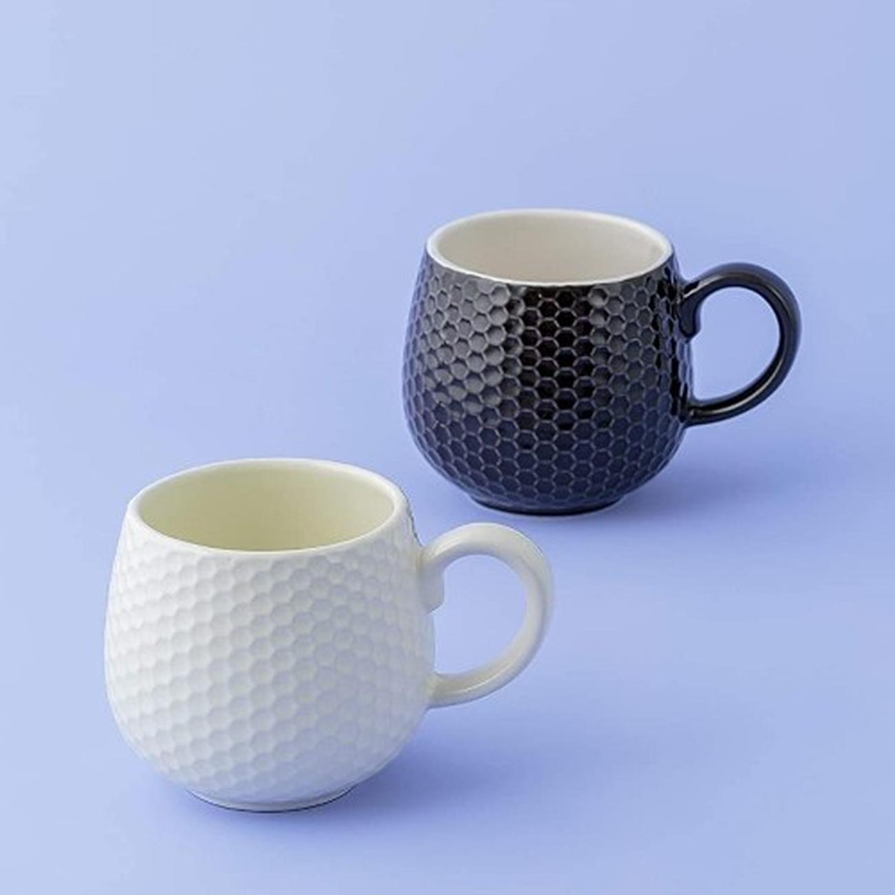 Mason Cash Embossed Honeycomb Cream Mug