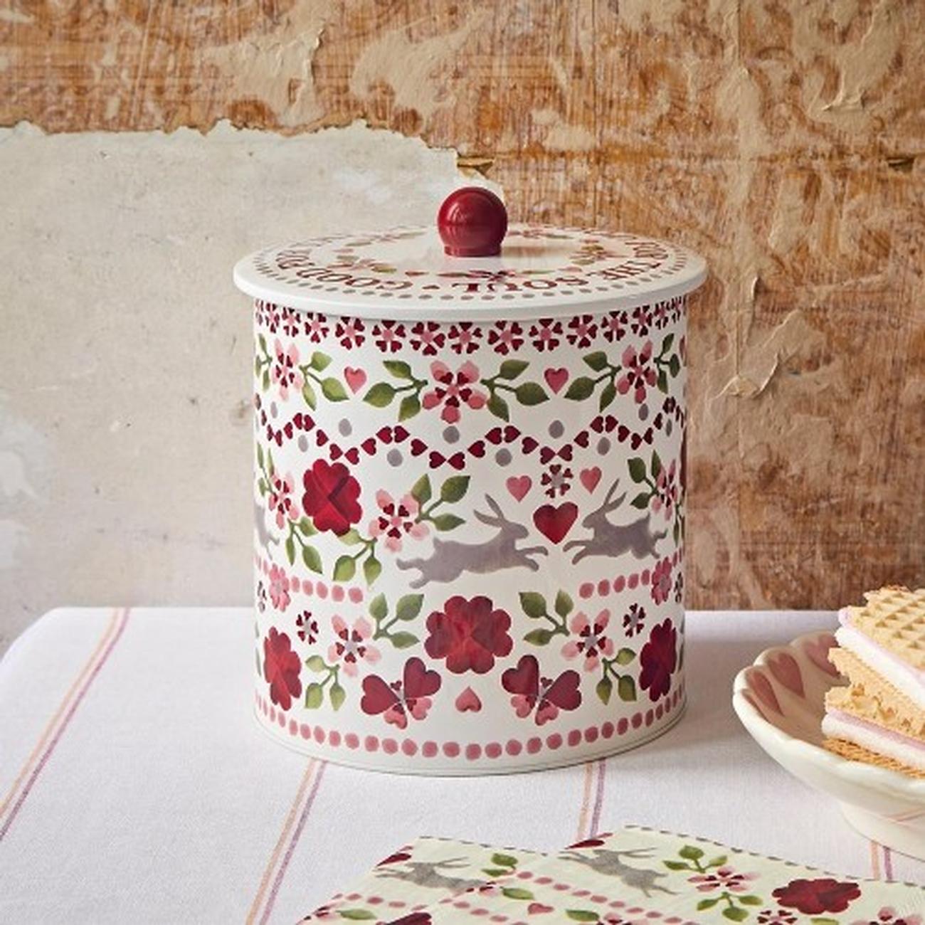 Emma Bridgewater*エマブリッジウォーター Tinトレイ・Roses All My Life Round Tin Tray