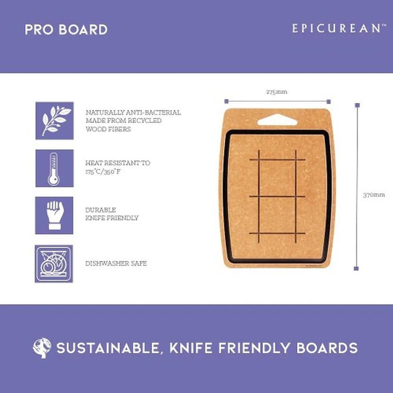 epicurean-pro-carving-board-with-groove-370x275mm - Epicurean Pro Carving Board with Groove 37x27.5cm