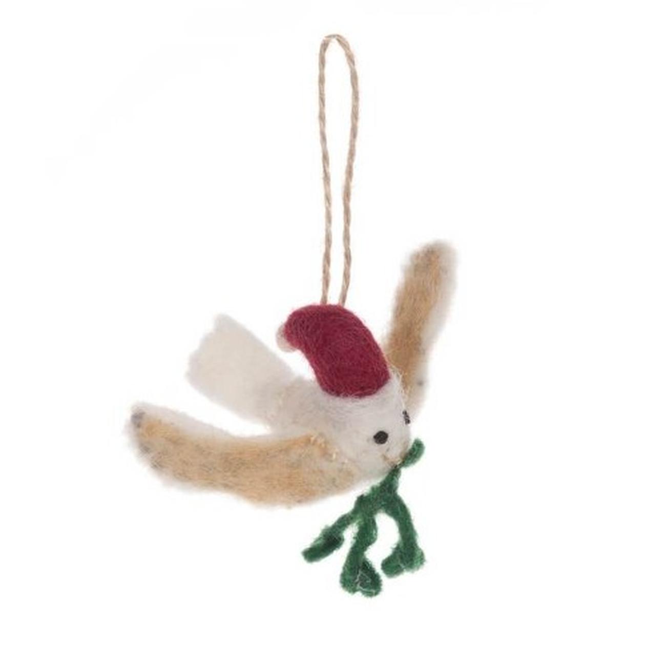 sophie-allport-Christmas-felt-decoration-festive-owl - Sophie Allport Festive Owl Felt Decoration