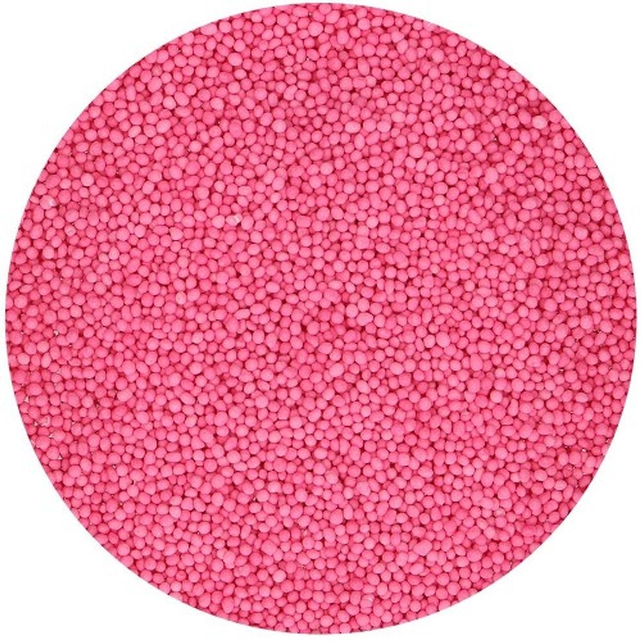 fun-cakes-nonpareils-edible-sprinkles-dark-pink-80g - FunCakes Nonpareils Edible Sprinkles Dark Pink 80g