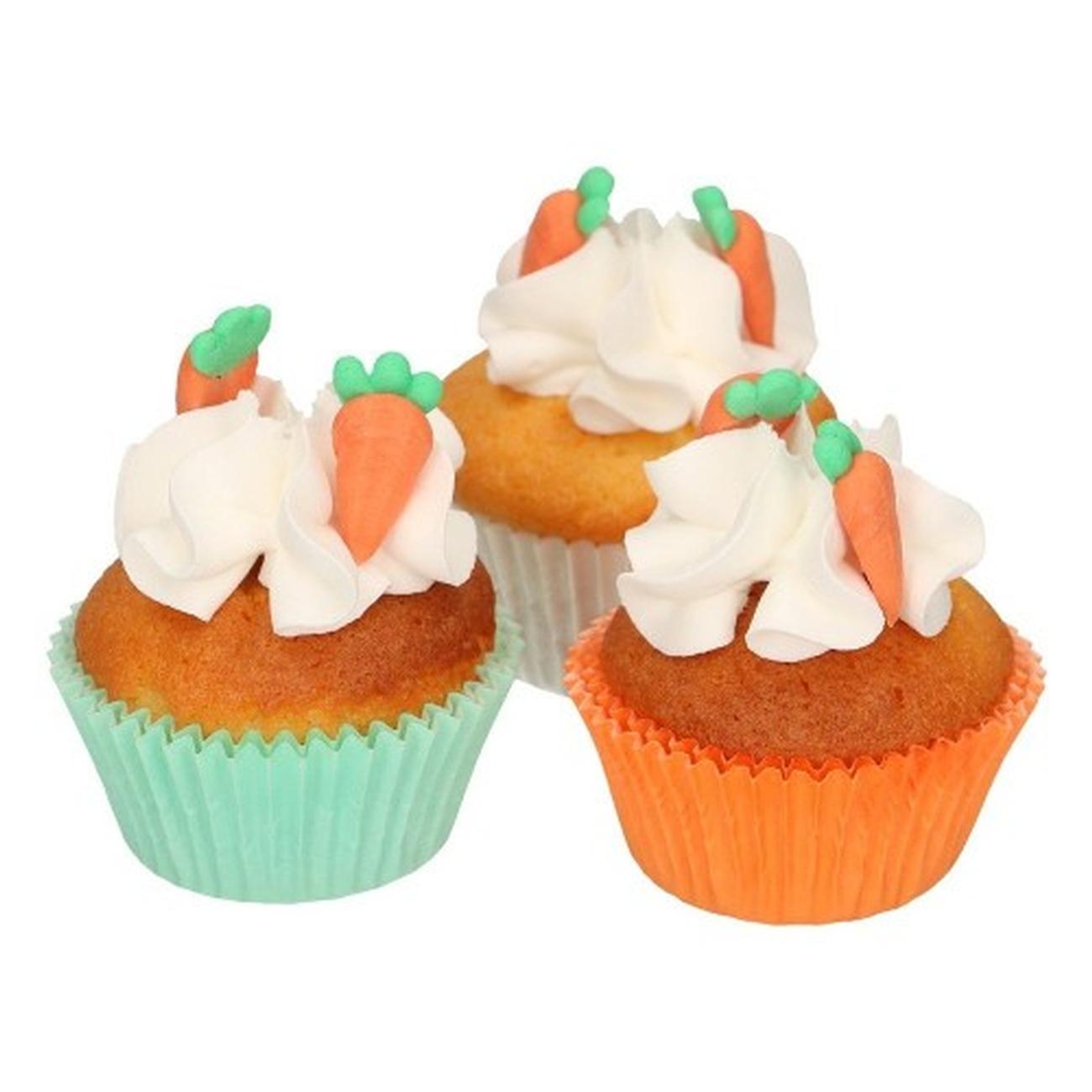 fun-cakes-sugar-decorations-easter-carrots-16pc - FunCakes Sugar Decoration Carrots 16pc