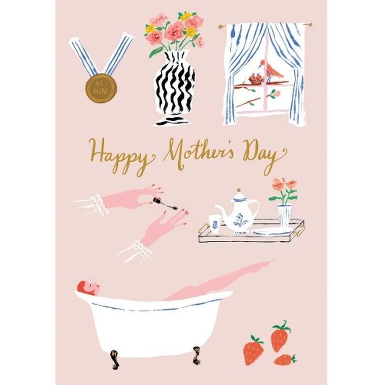 Roger-la-borde-happy-mothers-day-card - Mother's Day Card - Relaxing Mother's Day