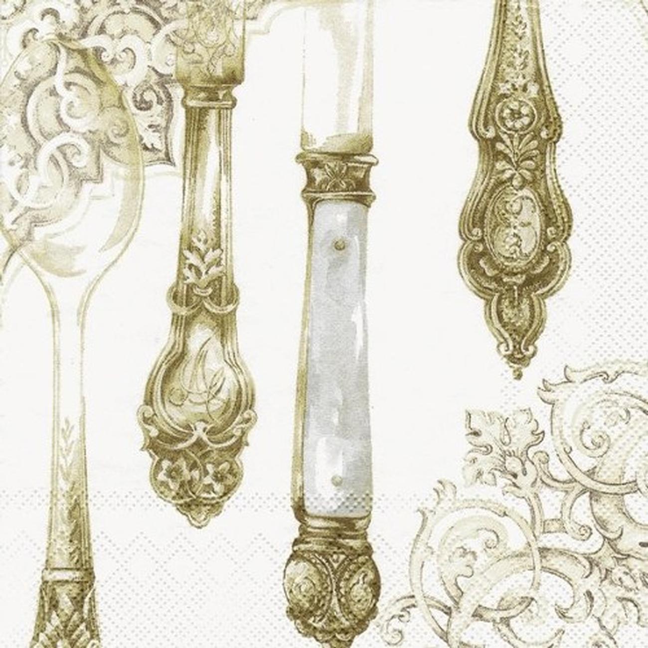 ihr-lunch-napkins-cutlery-gold - IHR Lunch Napkins Cutlery Gold