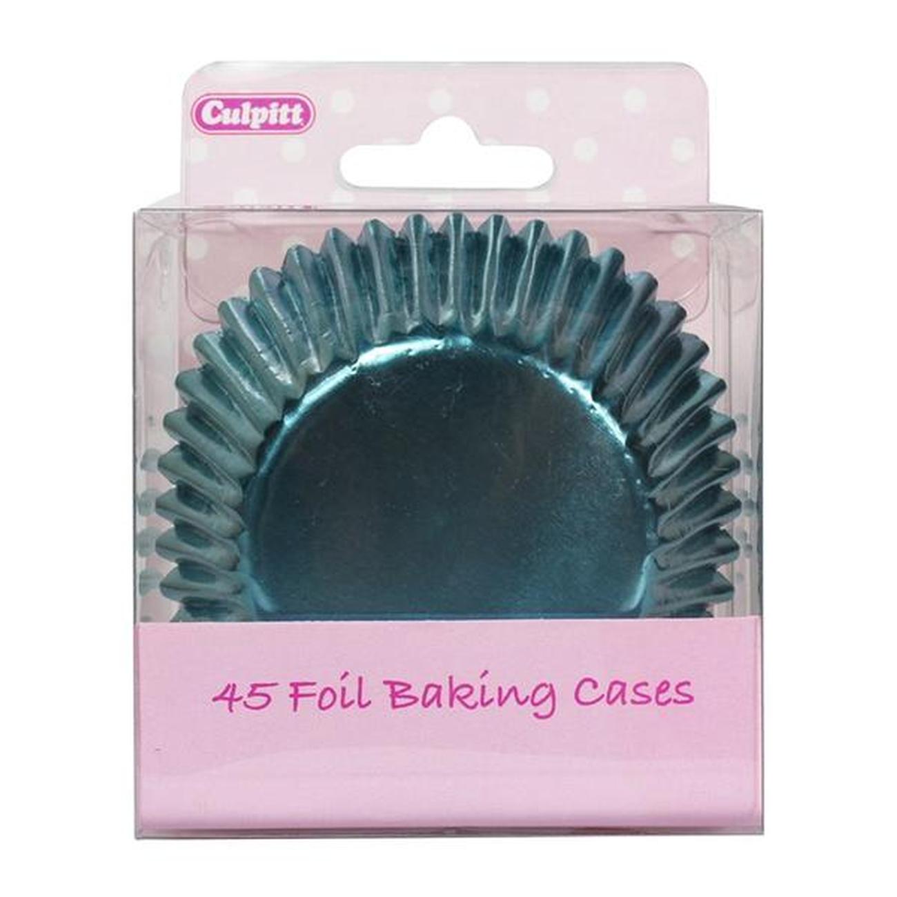 Culpitt 45 Green Metallic Foil Baking Cases