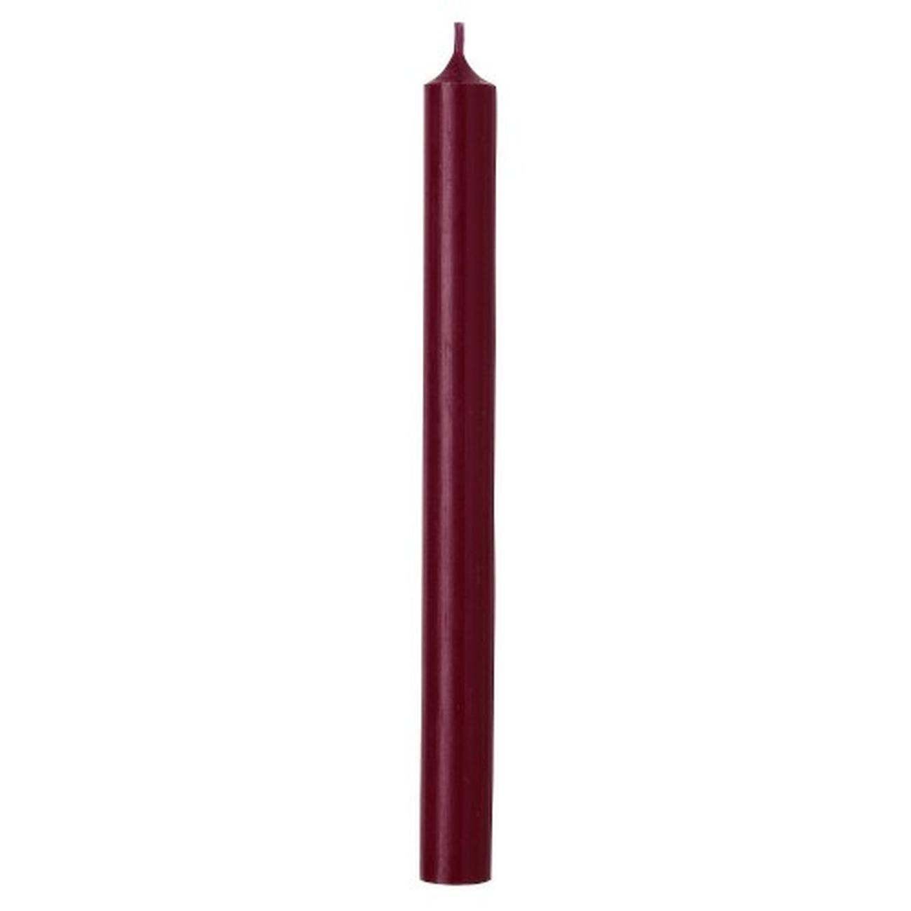 ihr-cylinder-candle-red-plum - IHR Cylinder Candle Red Plum