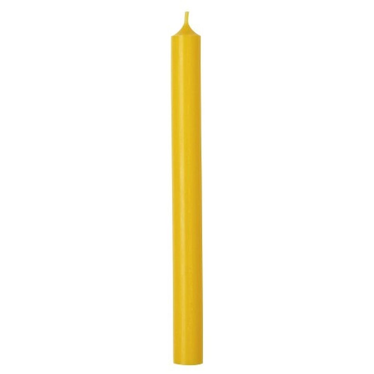 ihr-cylinder-candle-dark-yellow - IHR Cylinder Candle Mustard