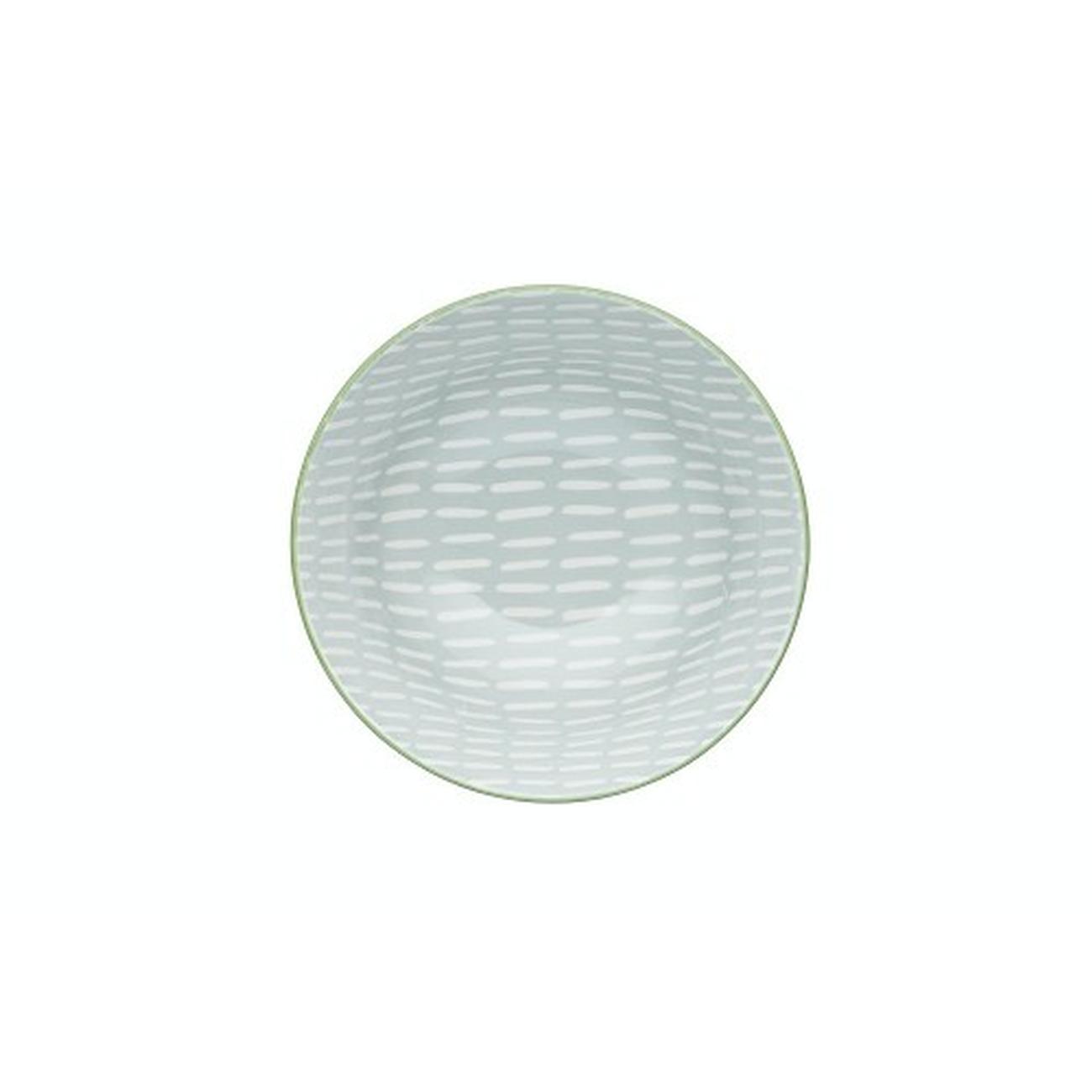 kitchencraft-ceramic-bowl-light-grey-pattern - KitchenCraft Light Grey Pattern Ceramic Bowl