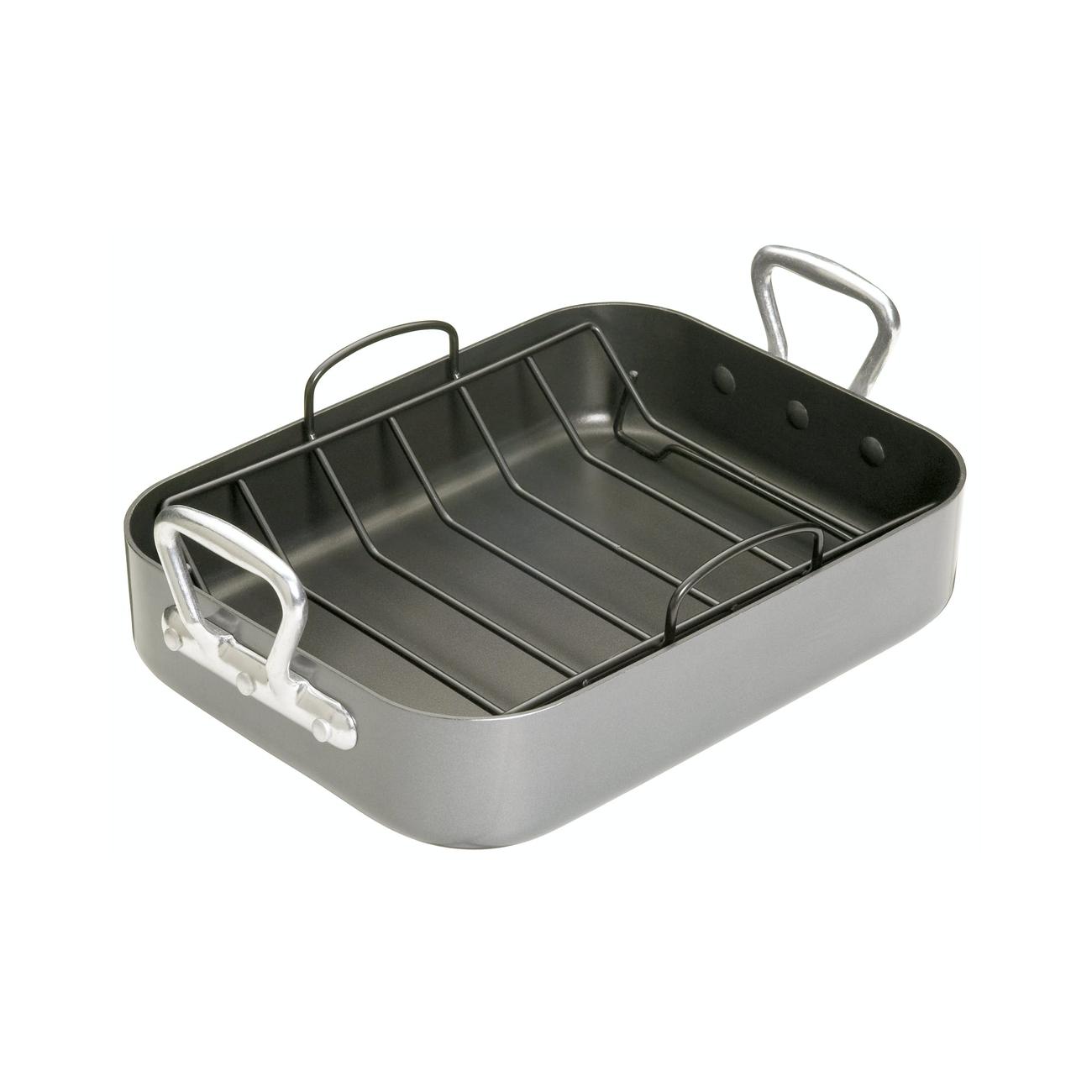 Masterclass Non Stick Roasting Rack And Pan With Handles