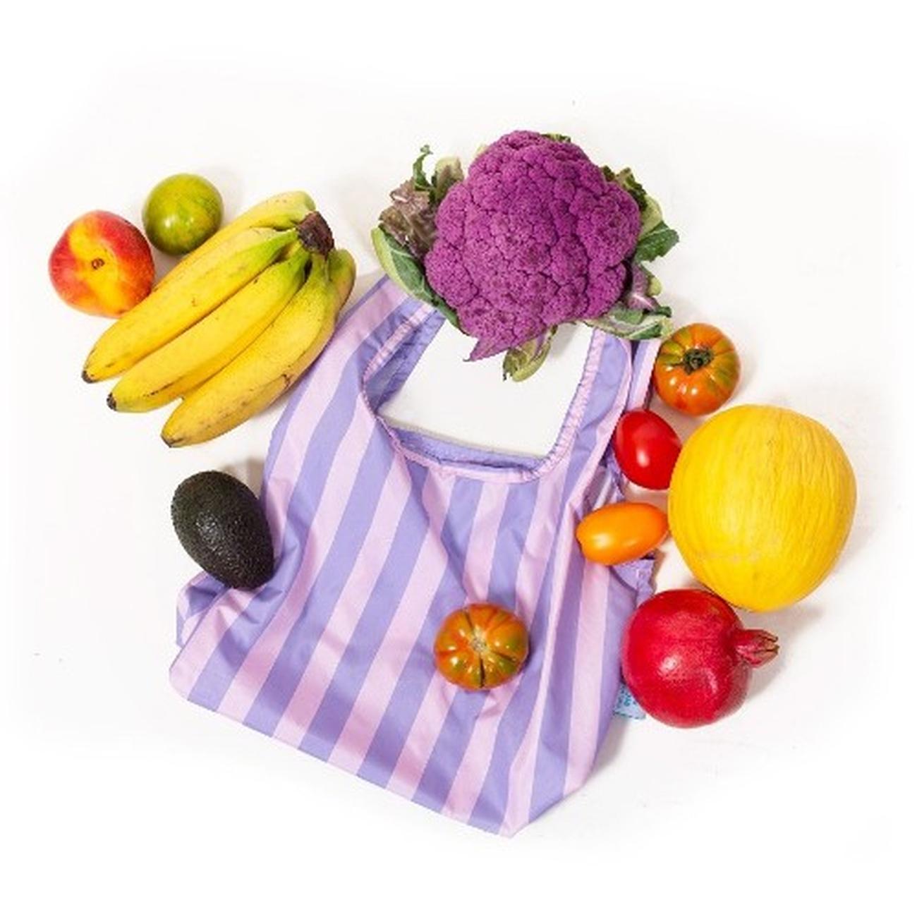 kind-reusable-bag-mini-purple-stripes - Kind Bag Mini Purple Stripes