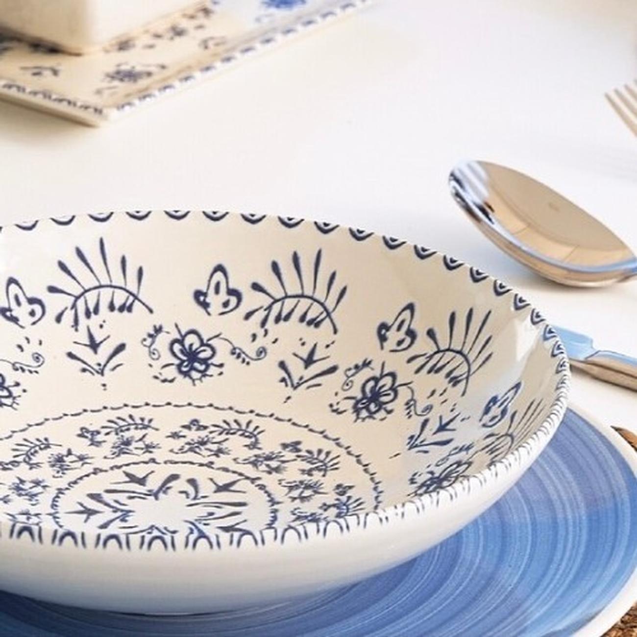 Blue 2024 floral dinnerware