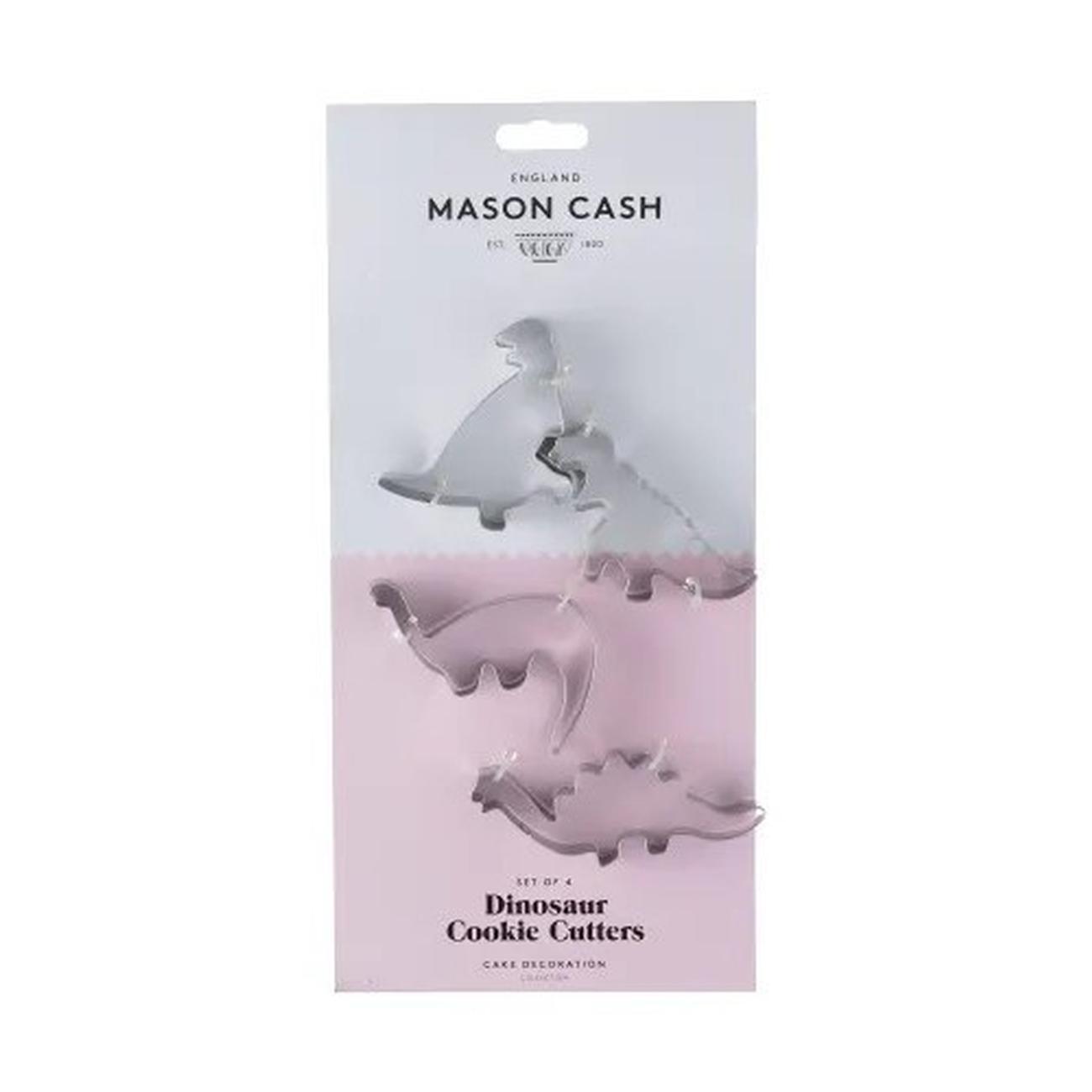 mason-cash-dinosaur-biscuit-cutters-set-of-4 - Mason Cash Set of 4 Dinosaur Cookie Cutters