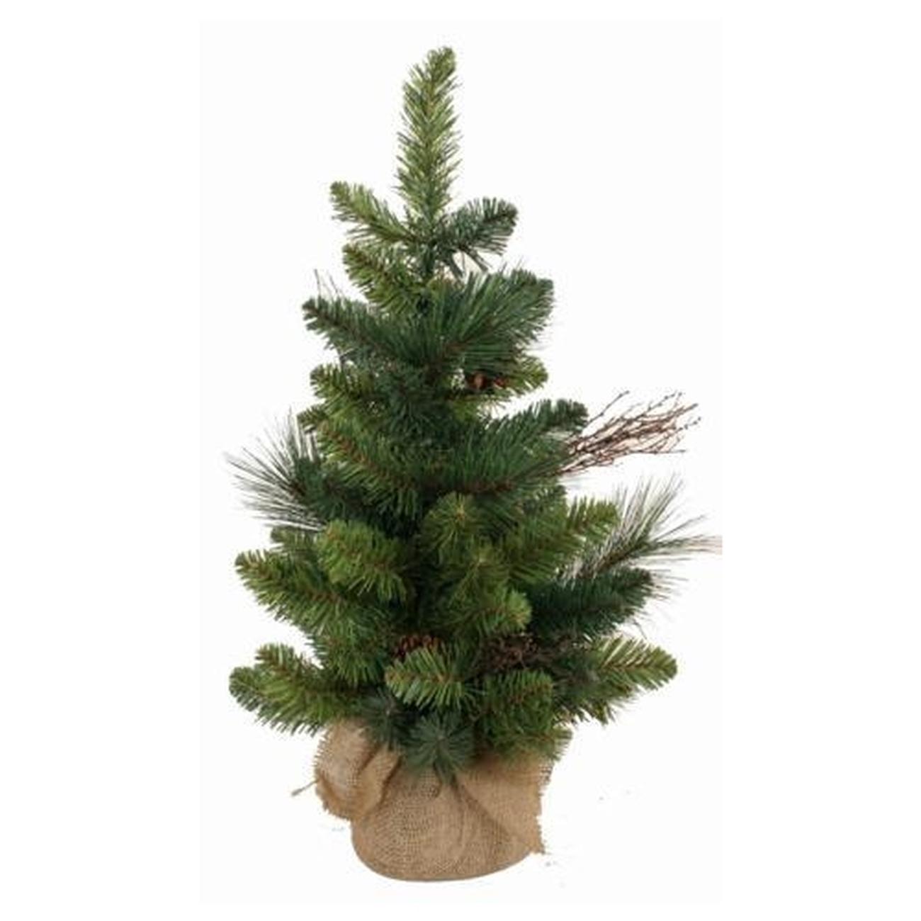 artificial-mixed-pine-tree-2ft - Artificial Mixed Pine Tree 2ft