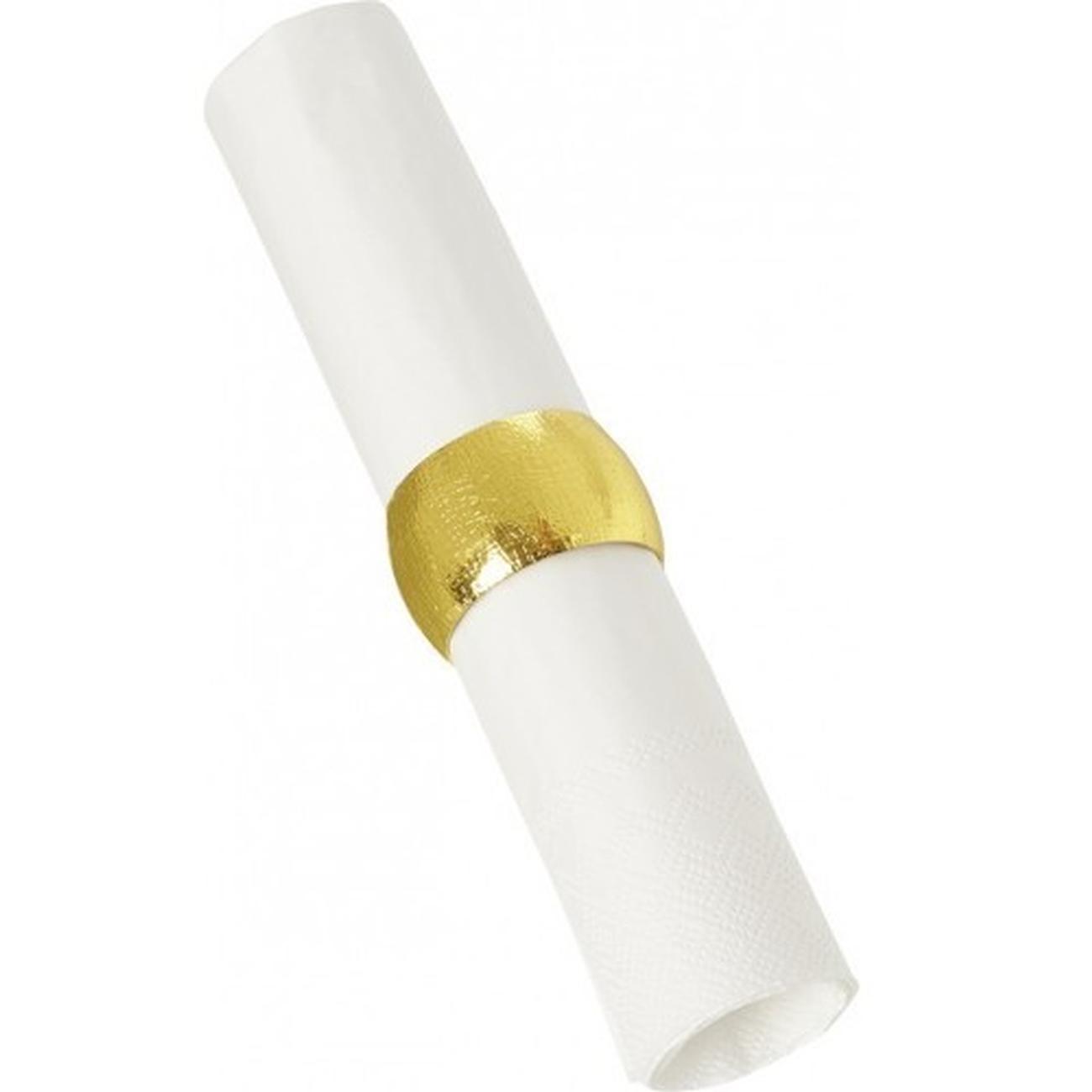 napkin-ring-gold-ihr - Napkin Ring Gold Textured